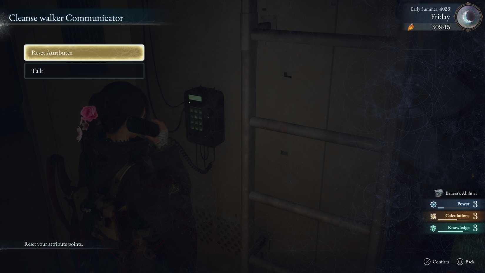 reset attributes