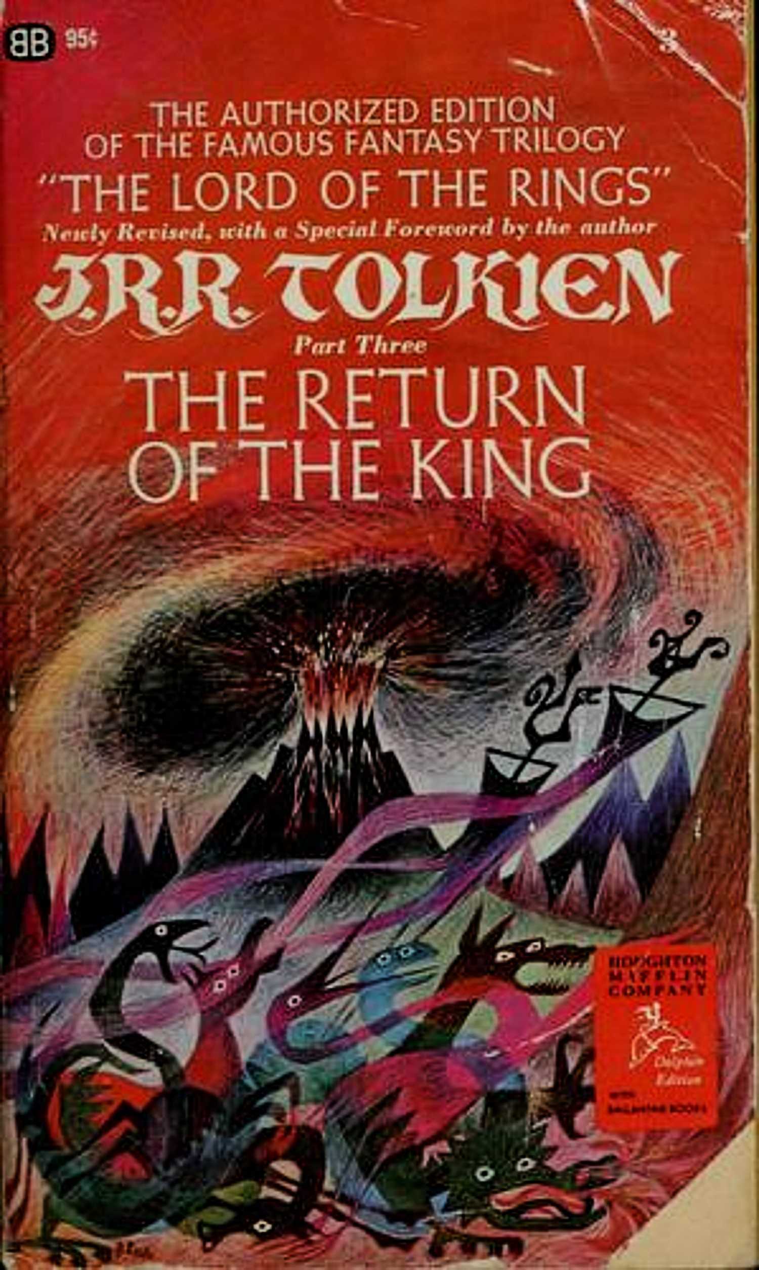 Return of the King paperback cover, illustration of Mordor