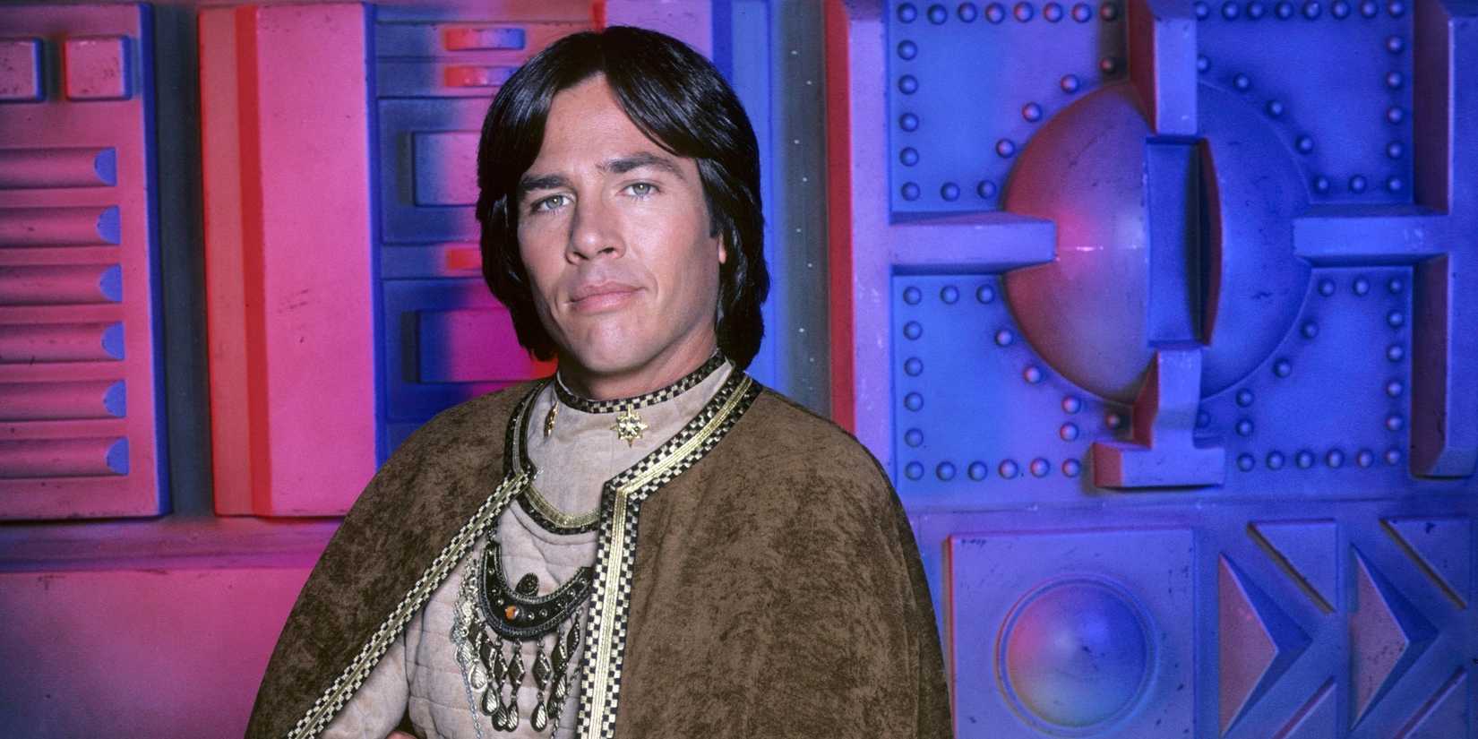 Richard Hatch as Apollo in Battlestar Galactica 1978