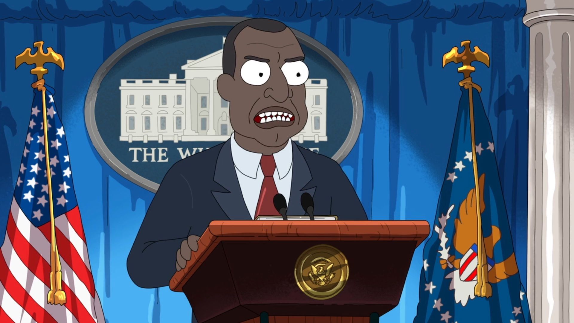 Dan Harmon Confirms Major President Curtis Retcon After 11 Years In New Rick & Morty Spinoff Series image