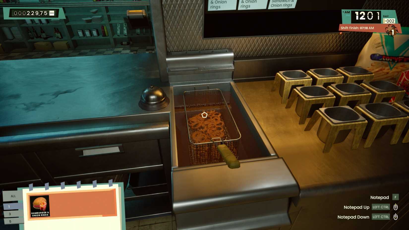 Road Diner Simulator Prologue Kitchen