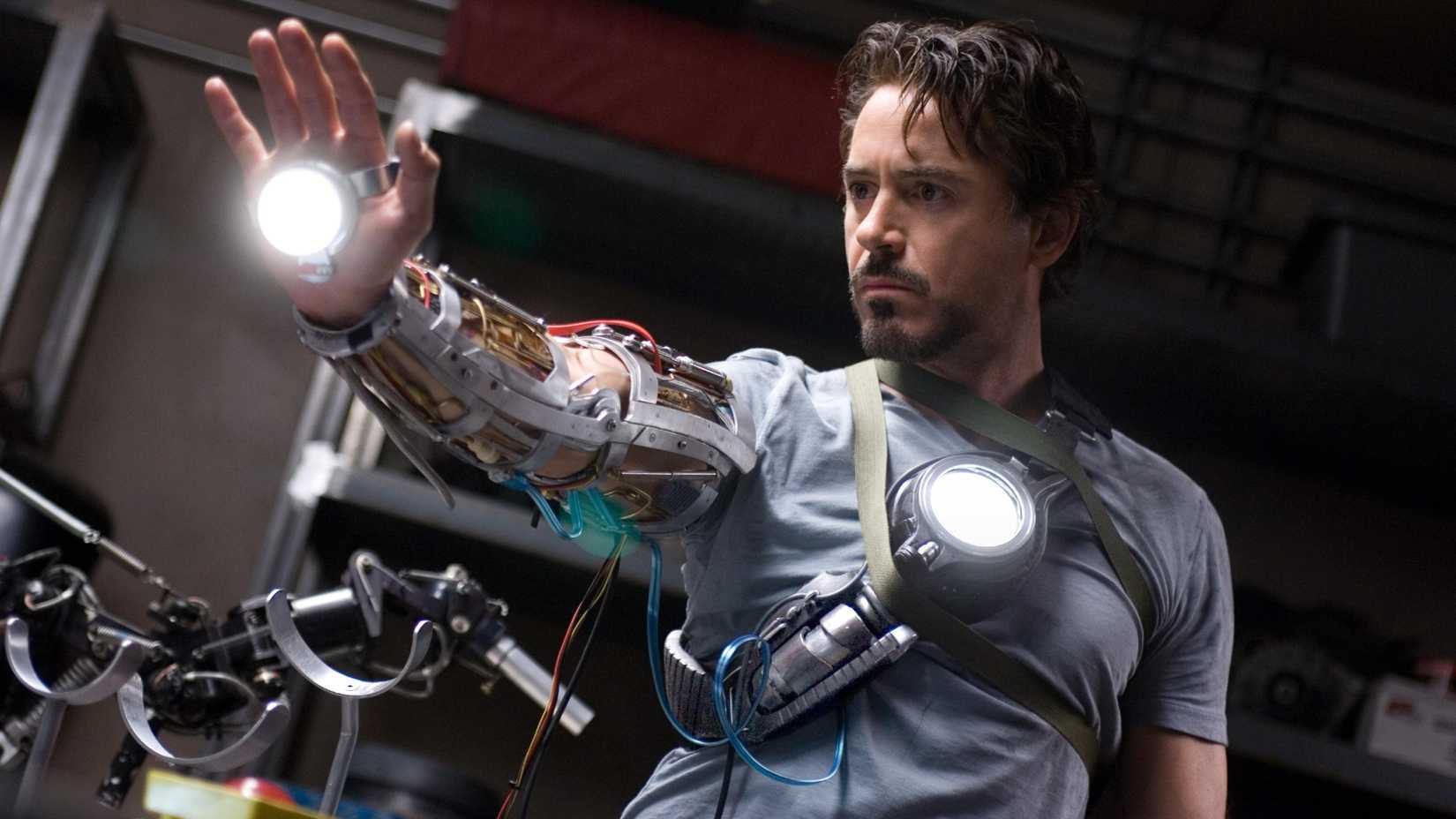 Robert Downey Jr. as Tony Stark in Iron Man