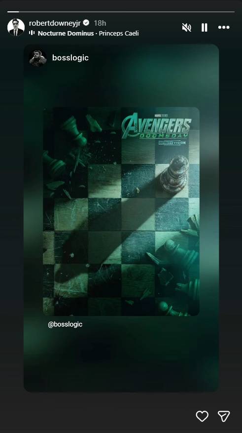 Robert Downey Jr Shares Avengers Doomsday Poster Art