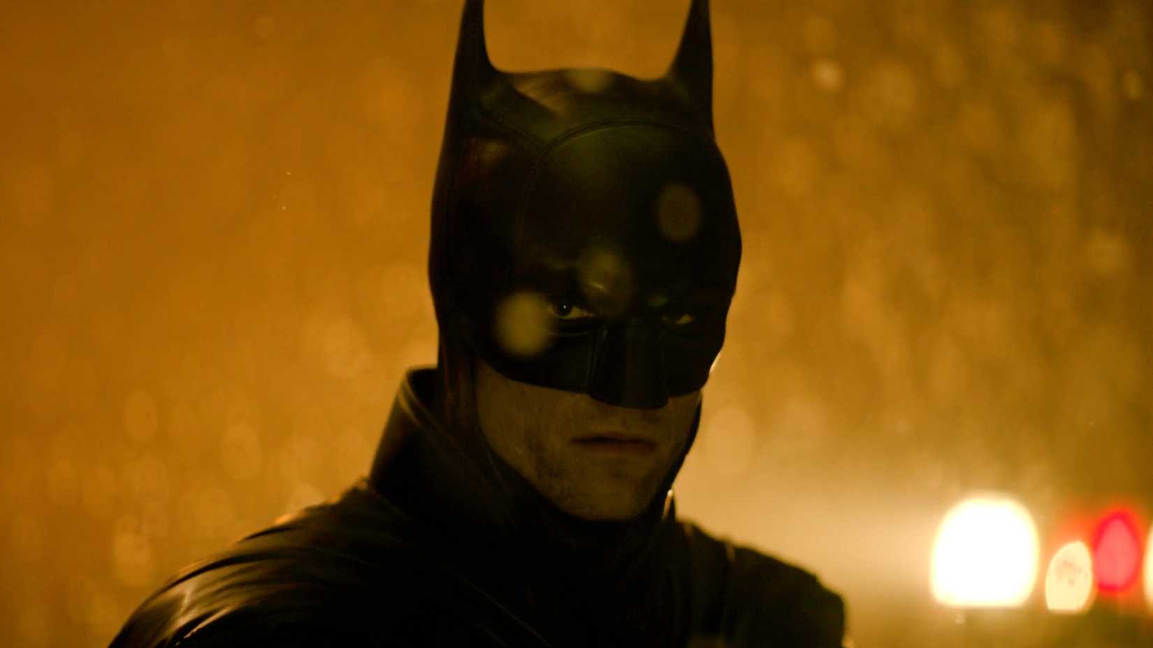 Robert Pattinson in the Batman suit for The Batman Part 2