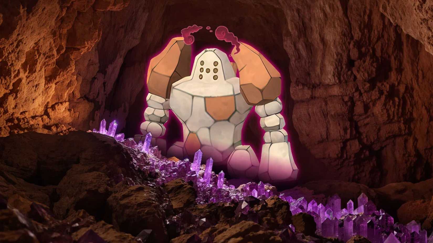 Rock type Pokemon Regirock