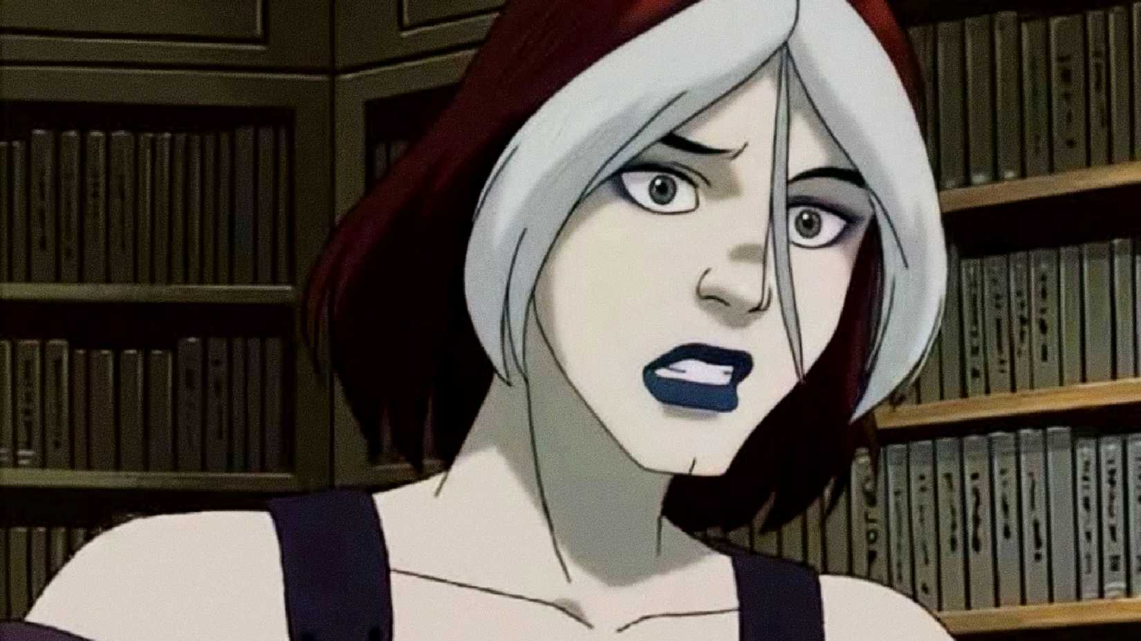 Rogue looks concerned in X-Men Evolution
