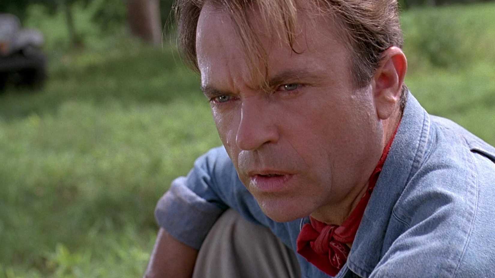 Sam Neill as Alan Grant in Jurassic Park