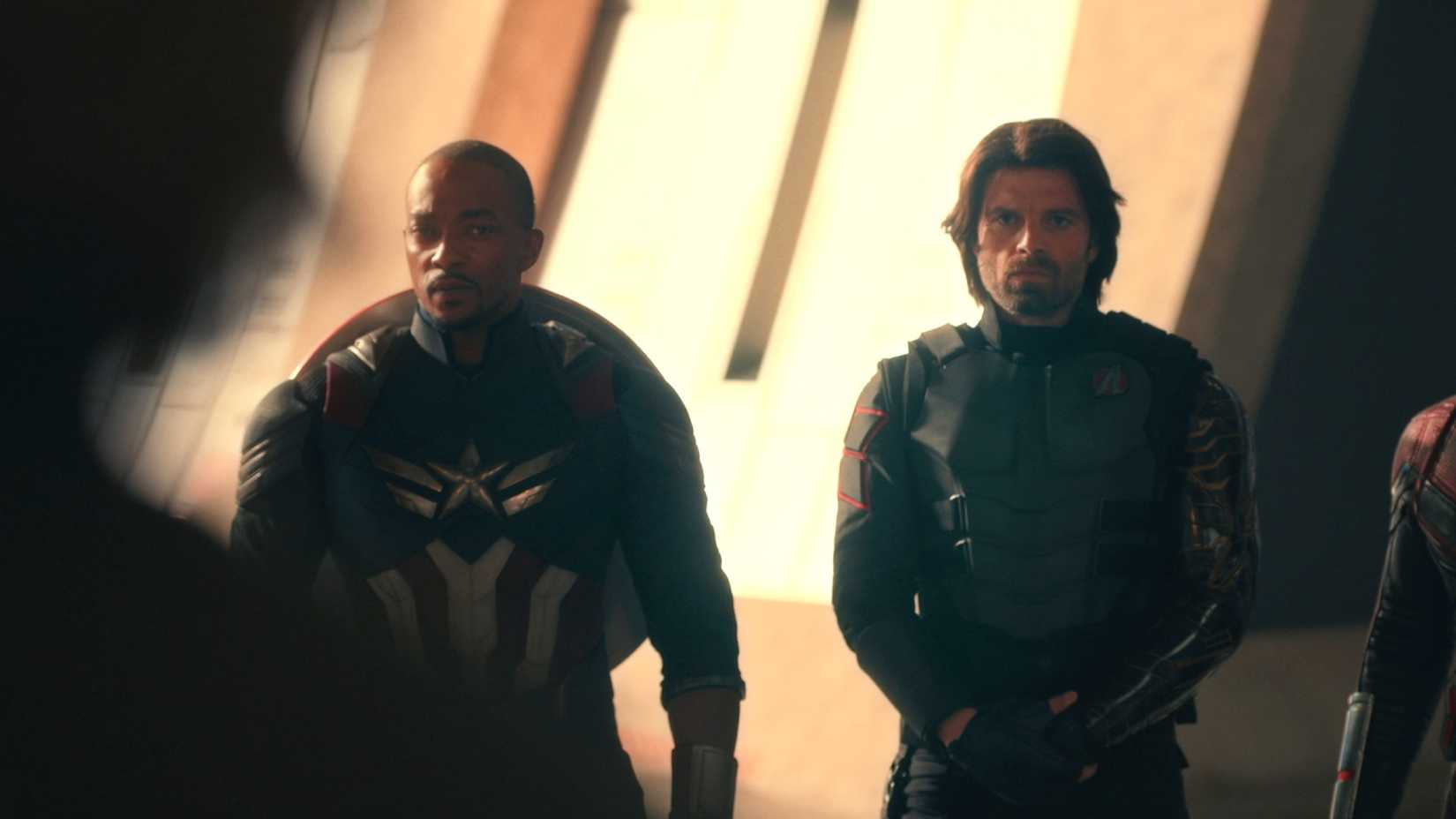 Sam Wilson and Bucky Barnes in Avengers: Doomsday