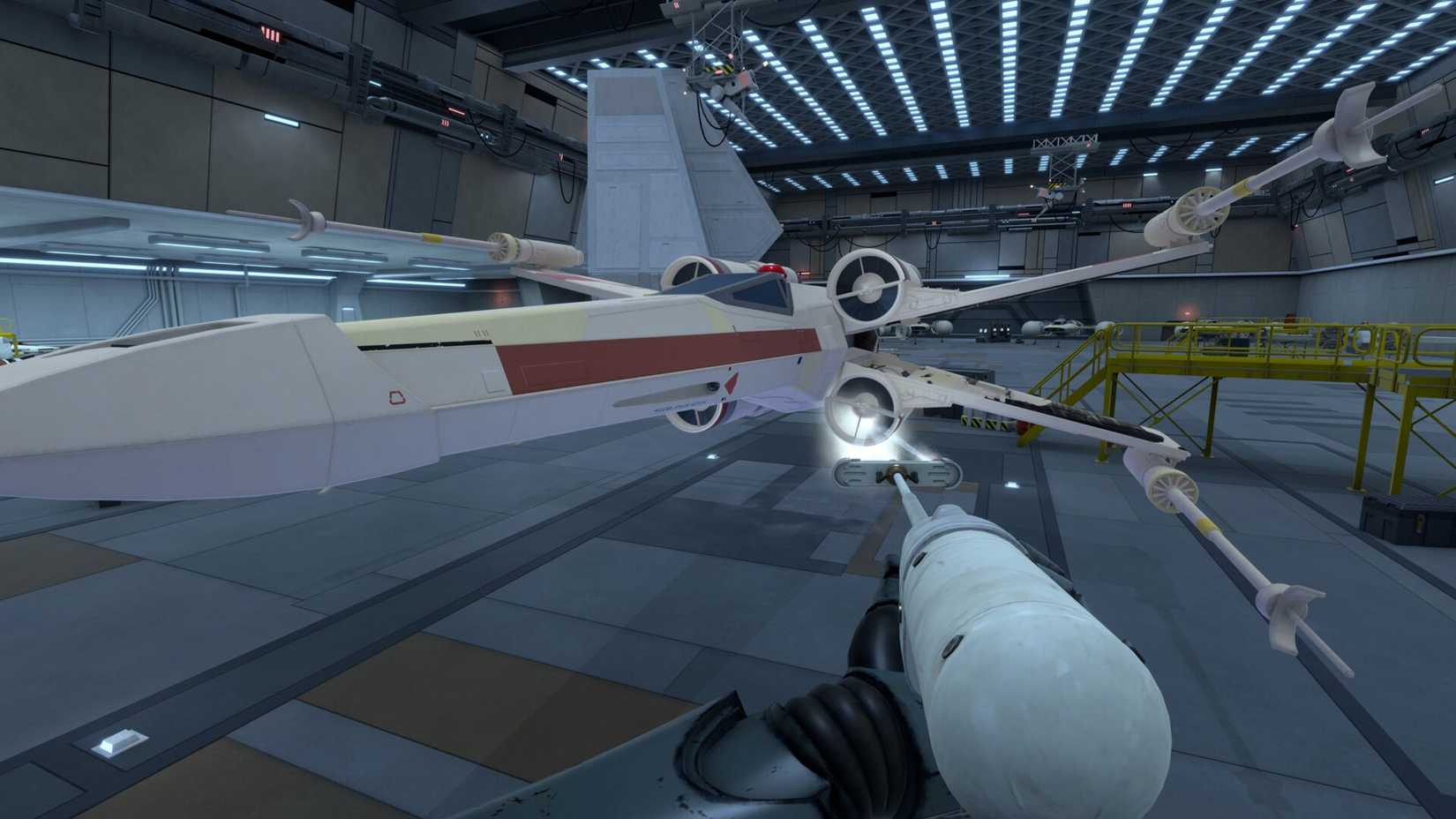 Screenshot of an X wing from Star Wars DLC for PowerWash Simulator 2