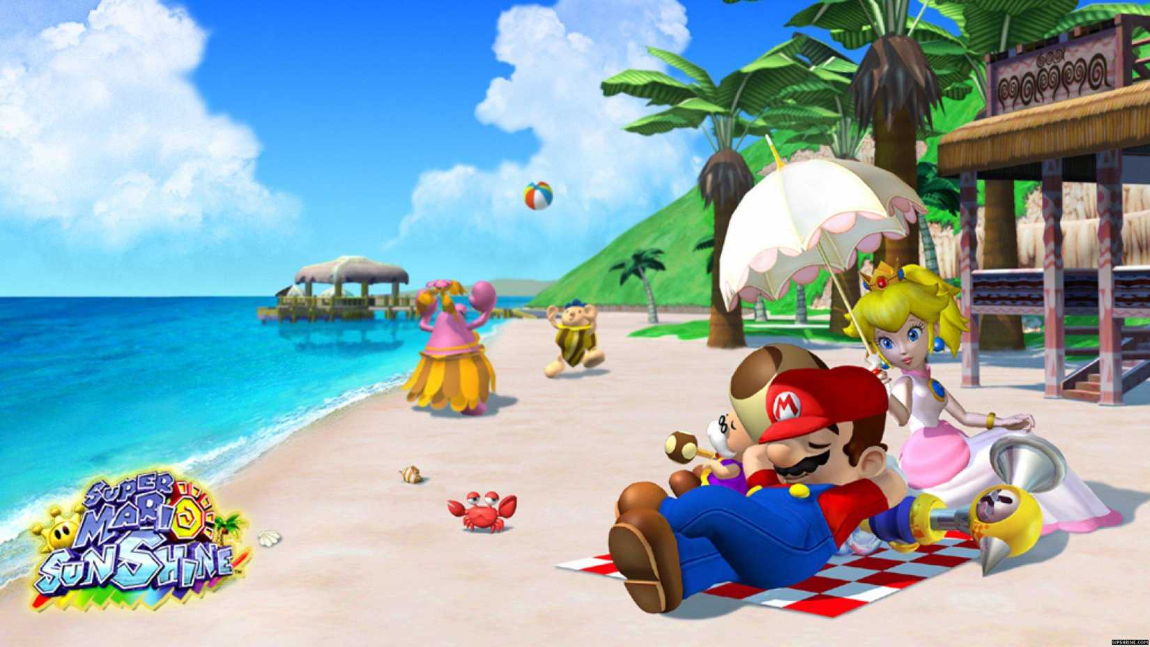 Image shows cover art for Super Mario Sunshine