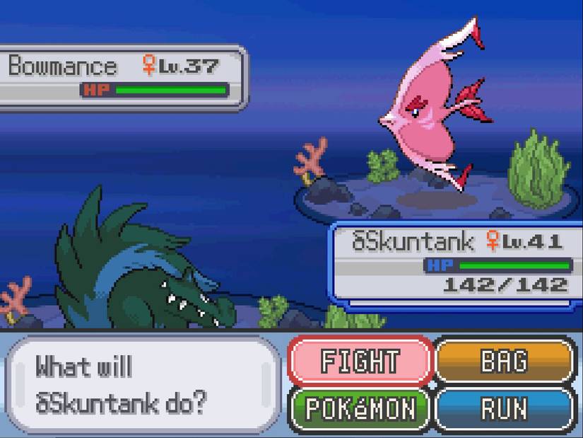 Image shows gameplay from Pokemon Decay