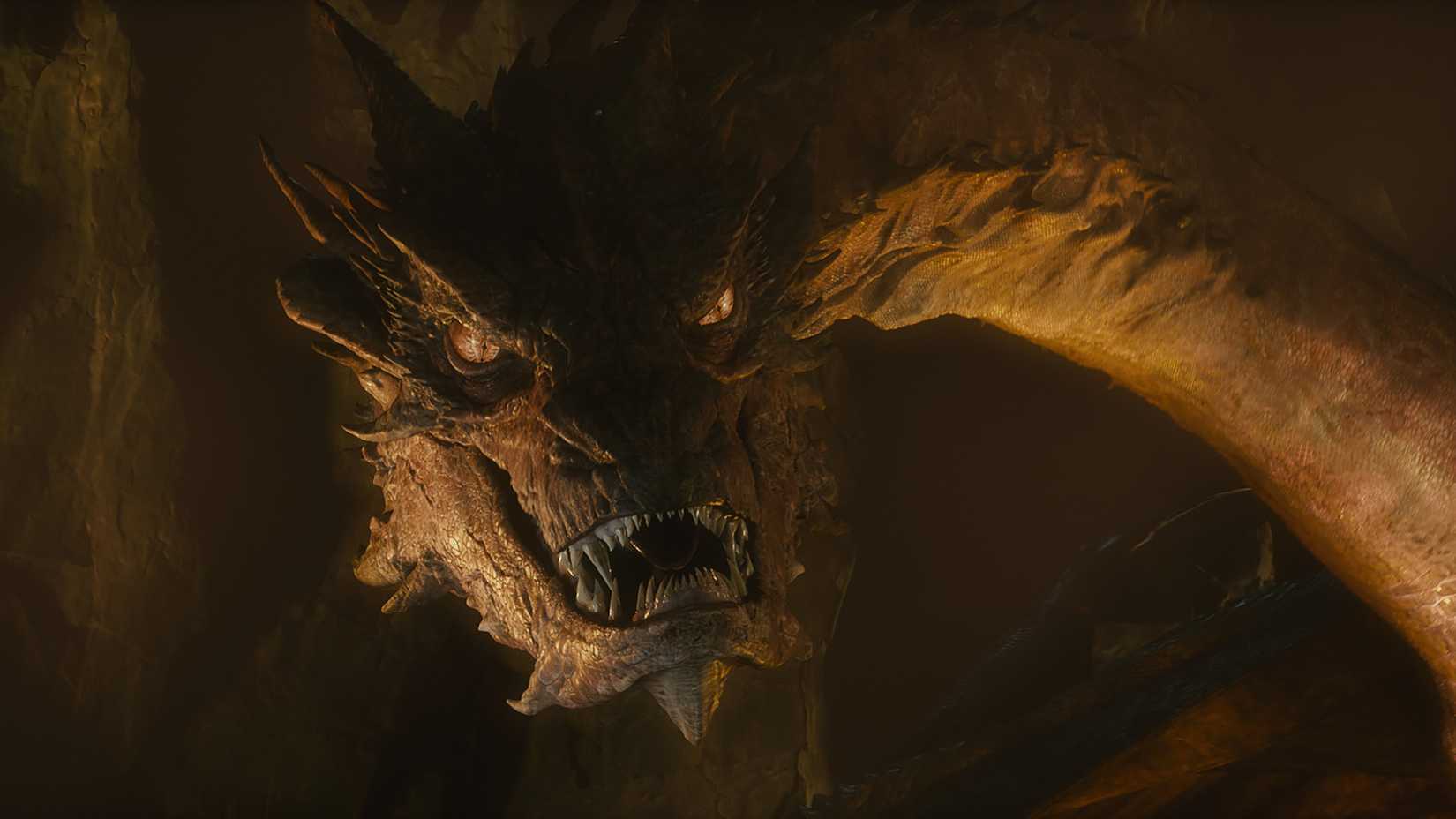 Smaug in The Hobbit The Desolation of Smaug