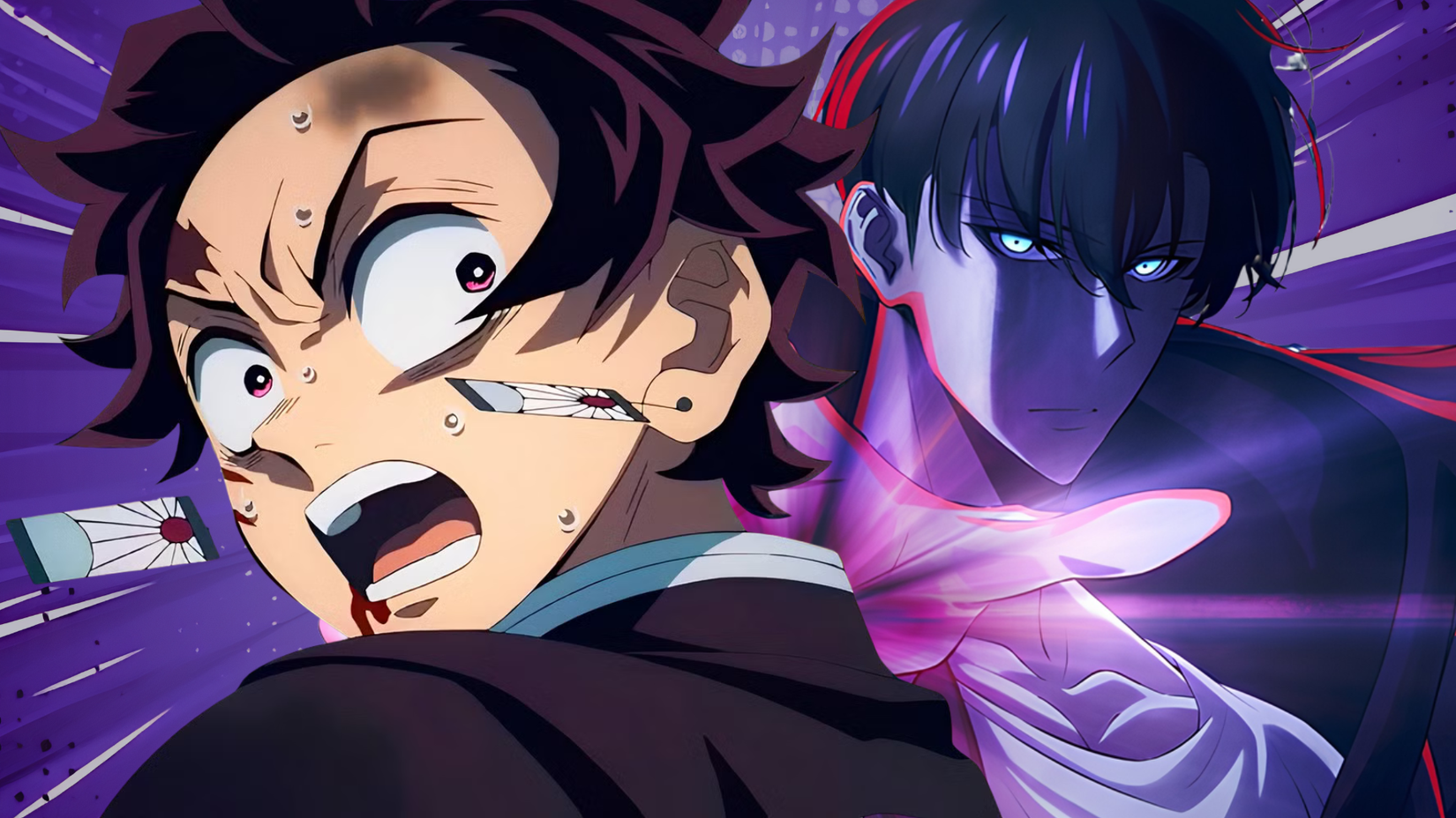 Solo Leveling Sung Jinwoo and Demon Slayer Tanjiro Kamado Featured Image