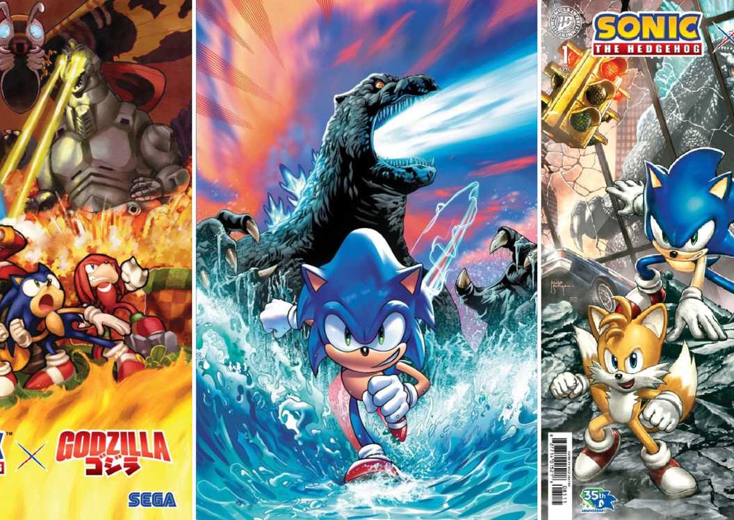 SONIC AND GODZILLA COVERS