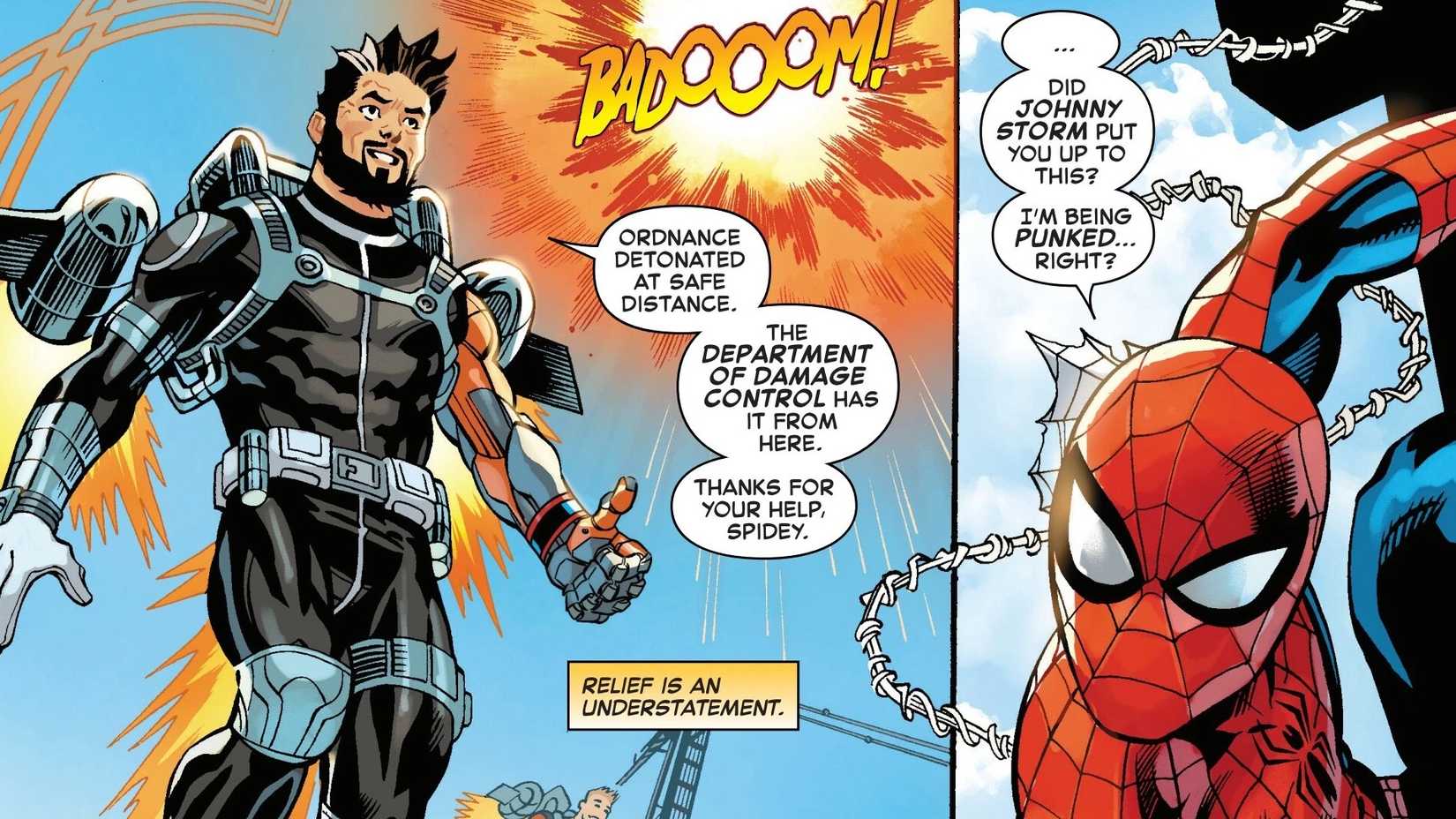 spider-man introduces new department of damage control