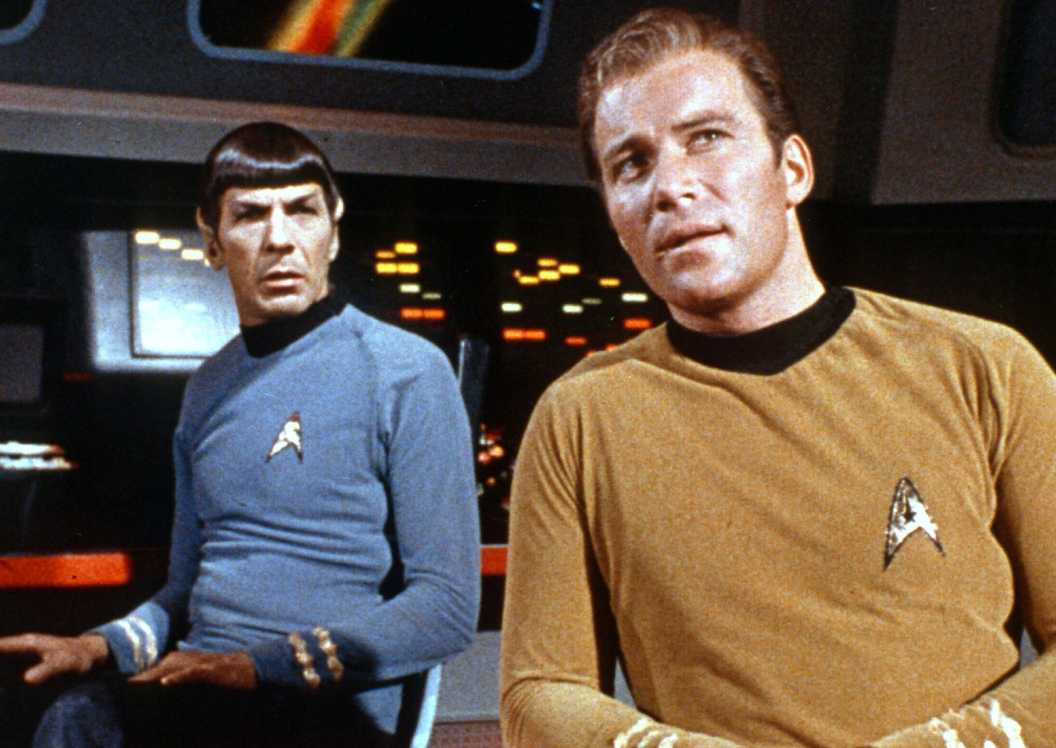 Spock and Kirk in Star Trek - The Original Series