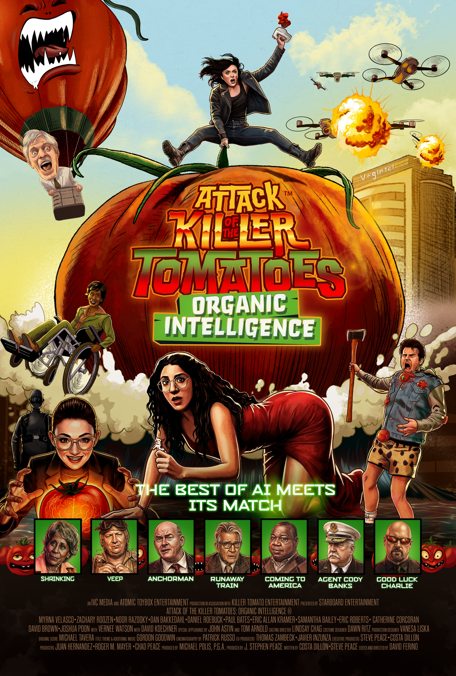 Poster for Attack of the Killer Tomatoes Organic Intelligence