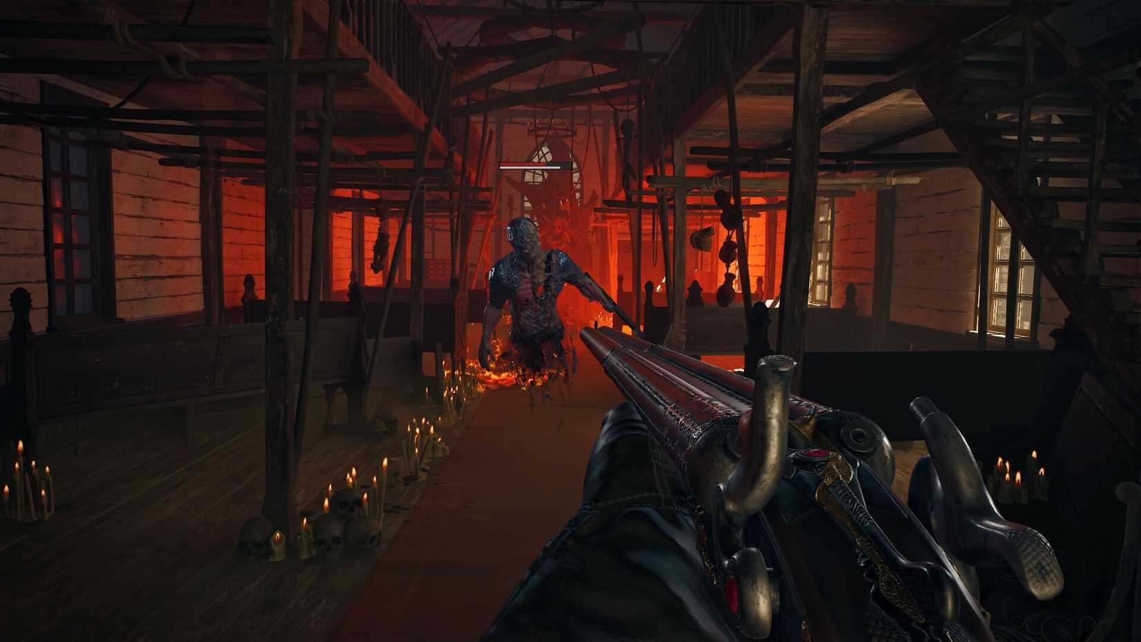 Aiming a gun at an enemy in Guns of Eschaton