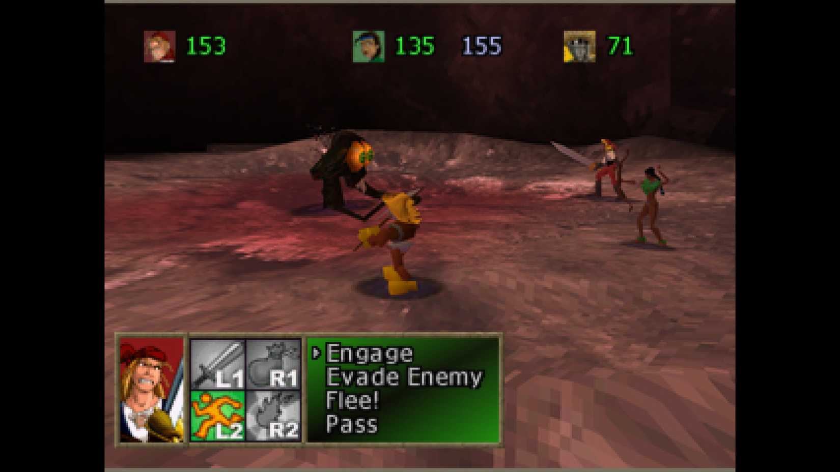 A battle scene from Shadow Madness