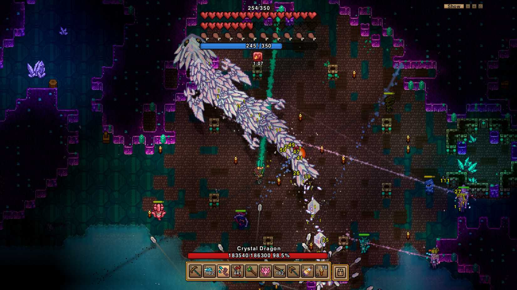 Image shows gameplay from Necesse