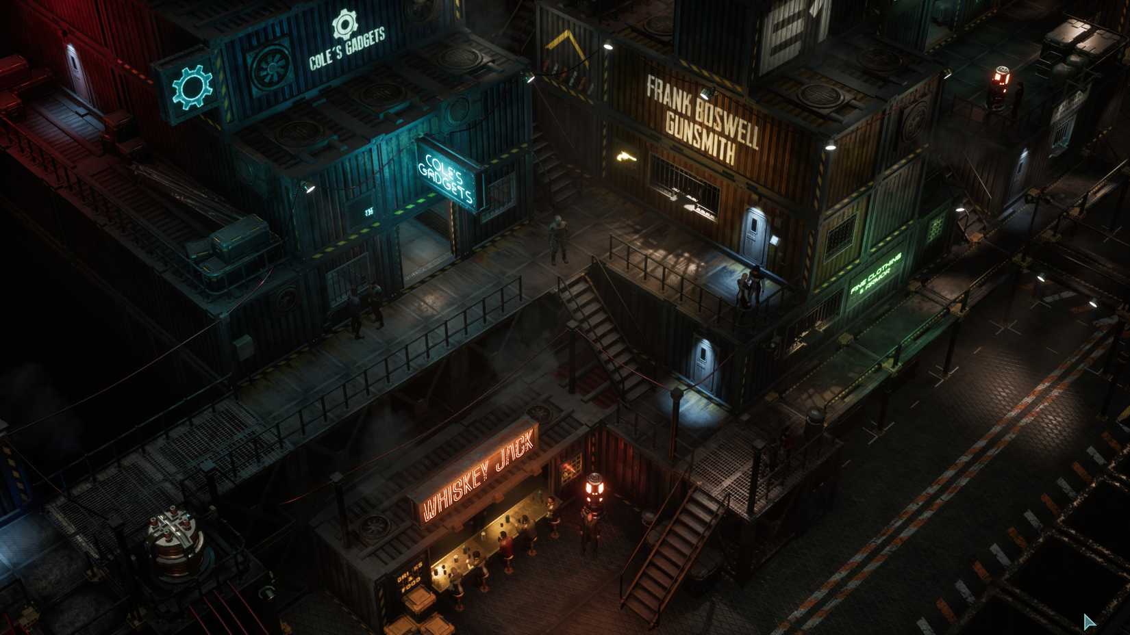 A multi-layered environment from the sci-fi RPG Colony Ship