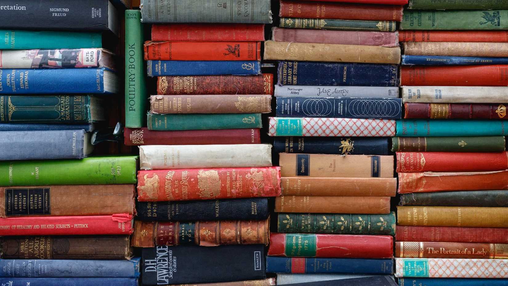 stack of books