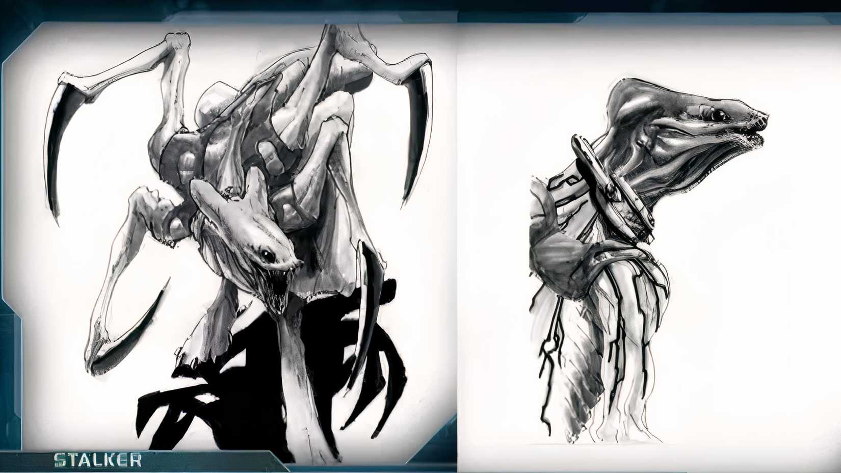 Stalker Concept Art Halo Combat Evolved