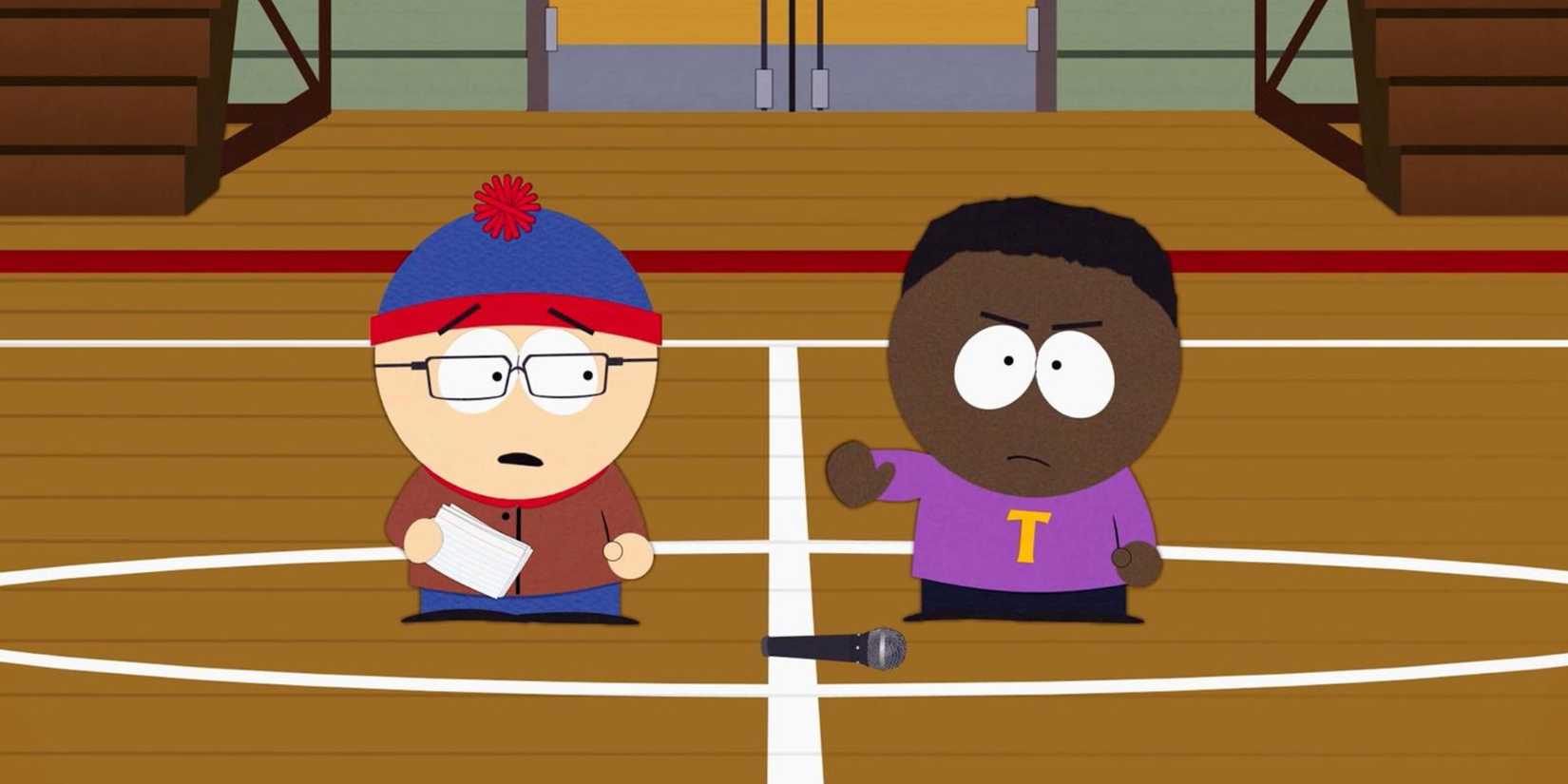 Stan and Tolkien in the South Park episode The Big Fix