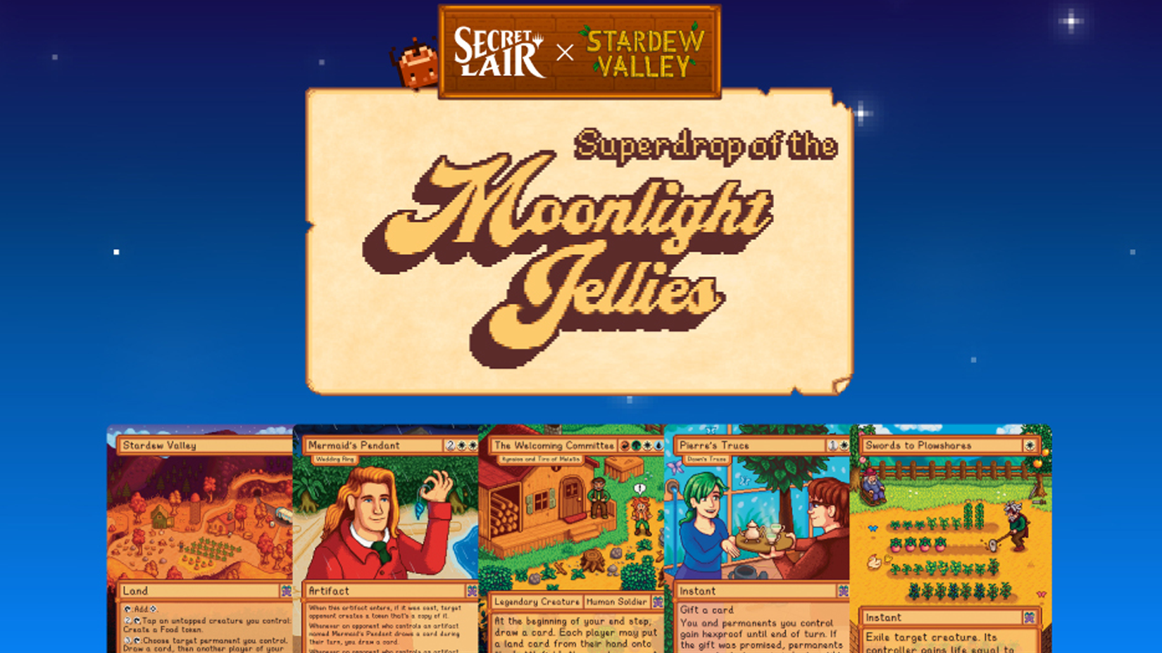 stardew Valley Superdrop of the Monolight Jellies Banner