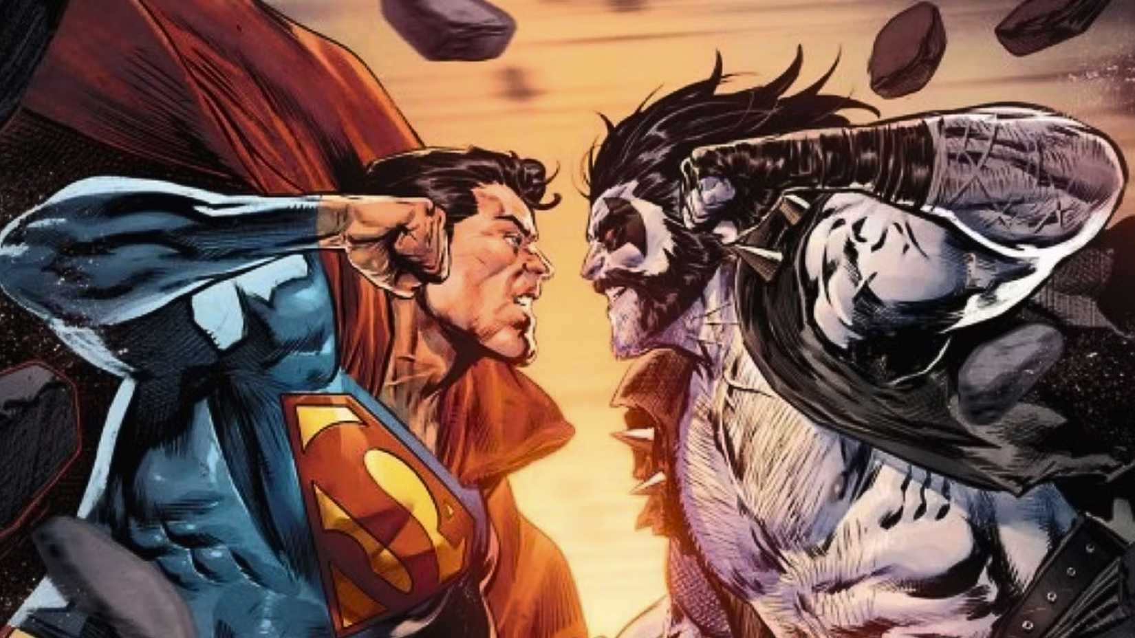 Superman fights Lobo