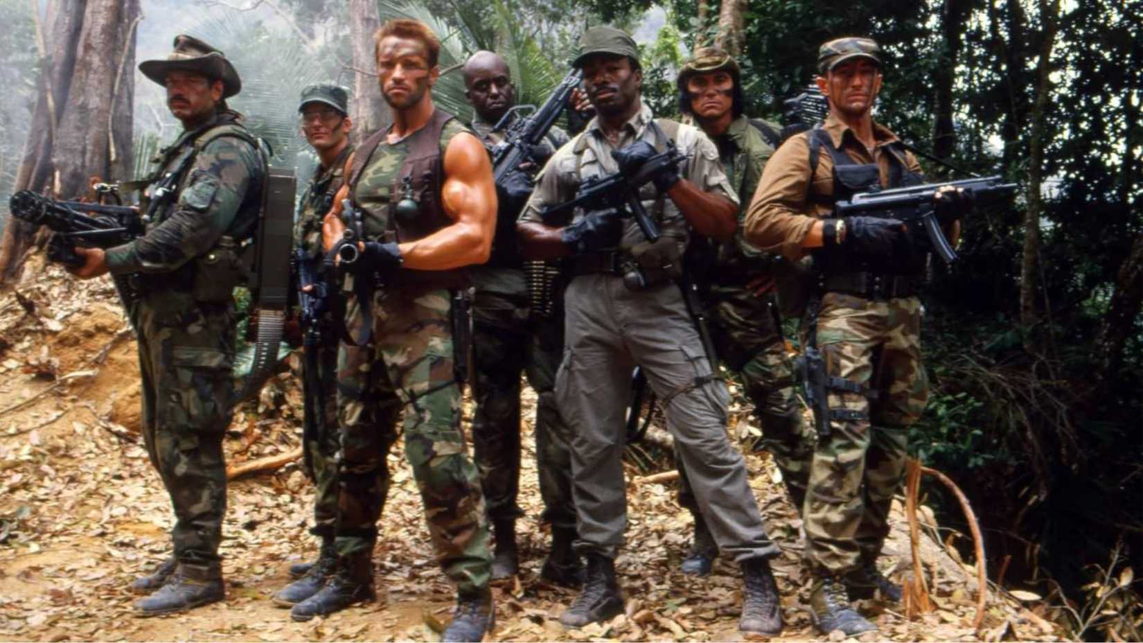 The cast of Predator (1987)