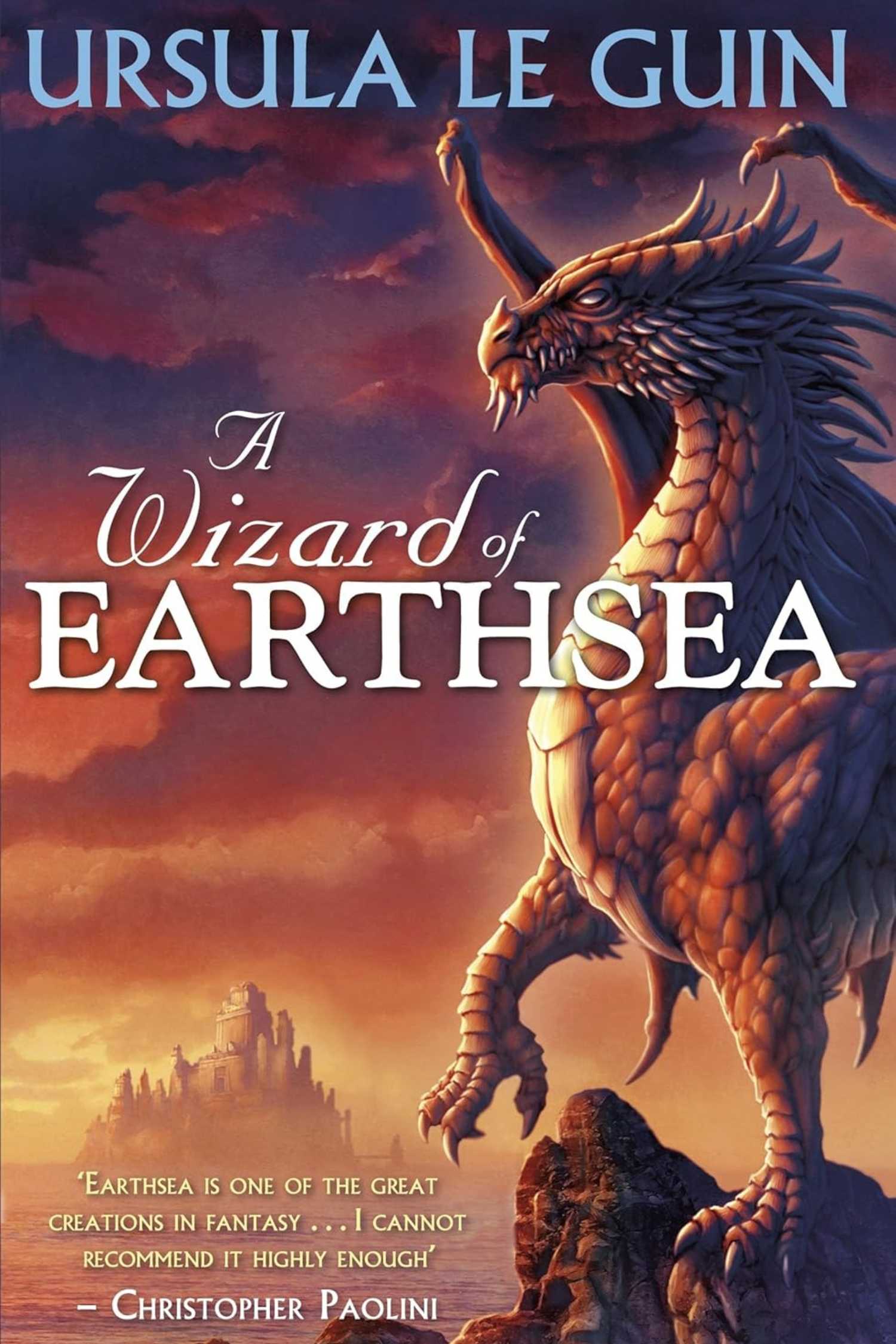 The cover of A Wizard of Earthsea by Ursula Le Guin