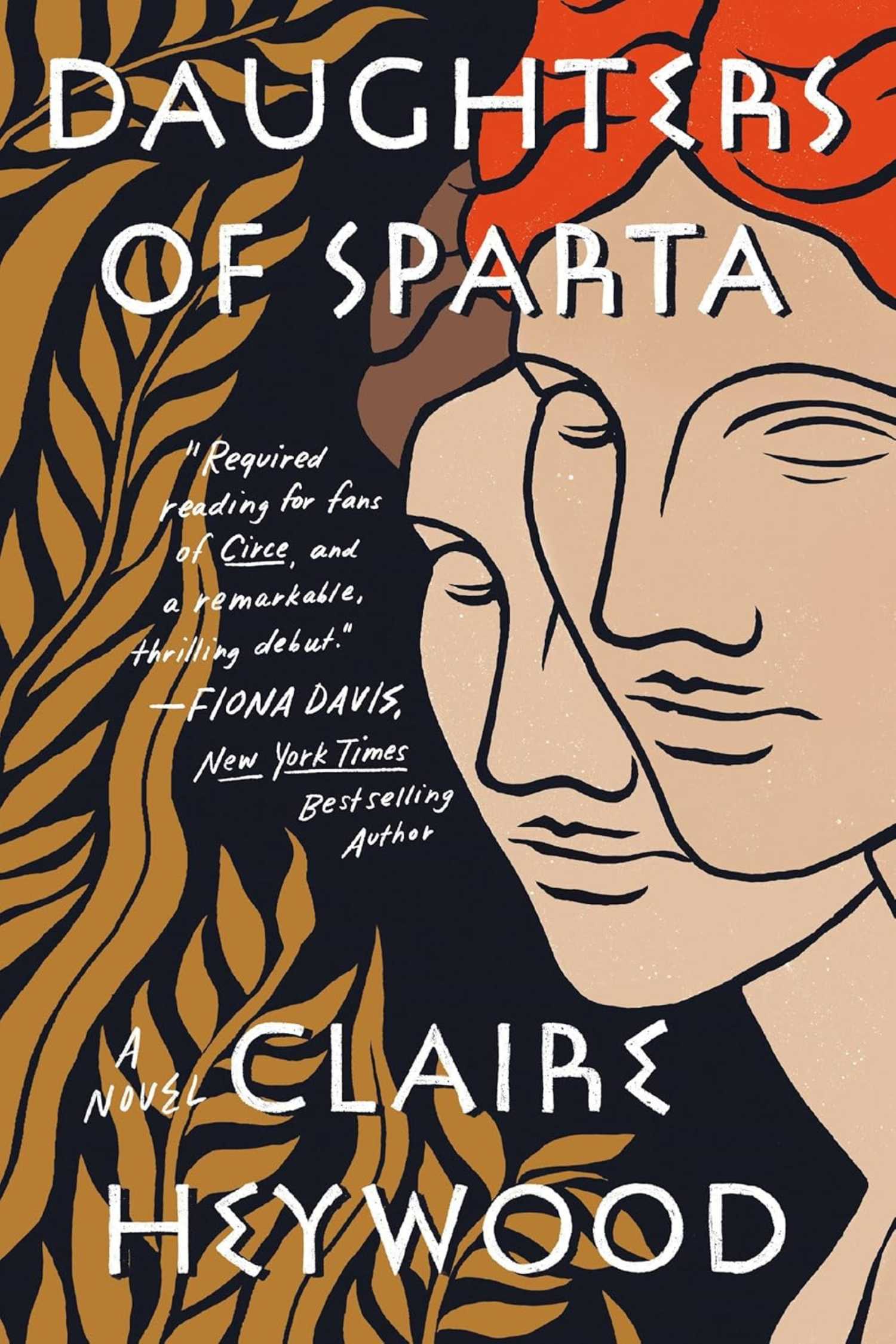 The cover of Daughters of Sparta by Claire Heywood