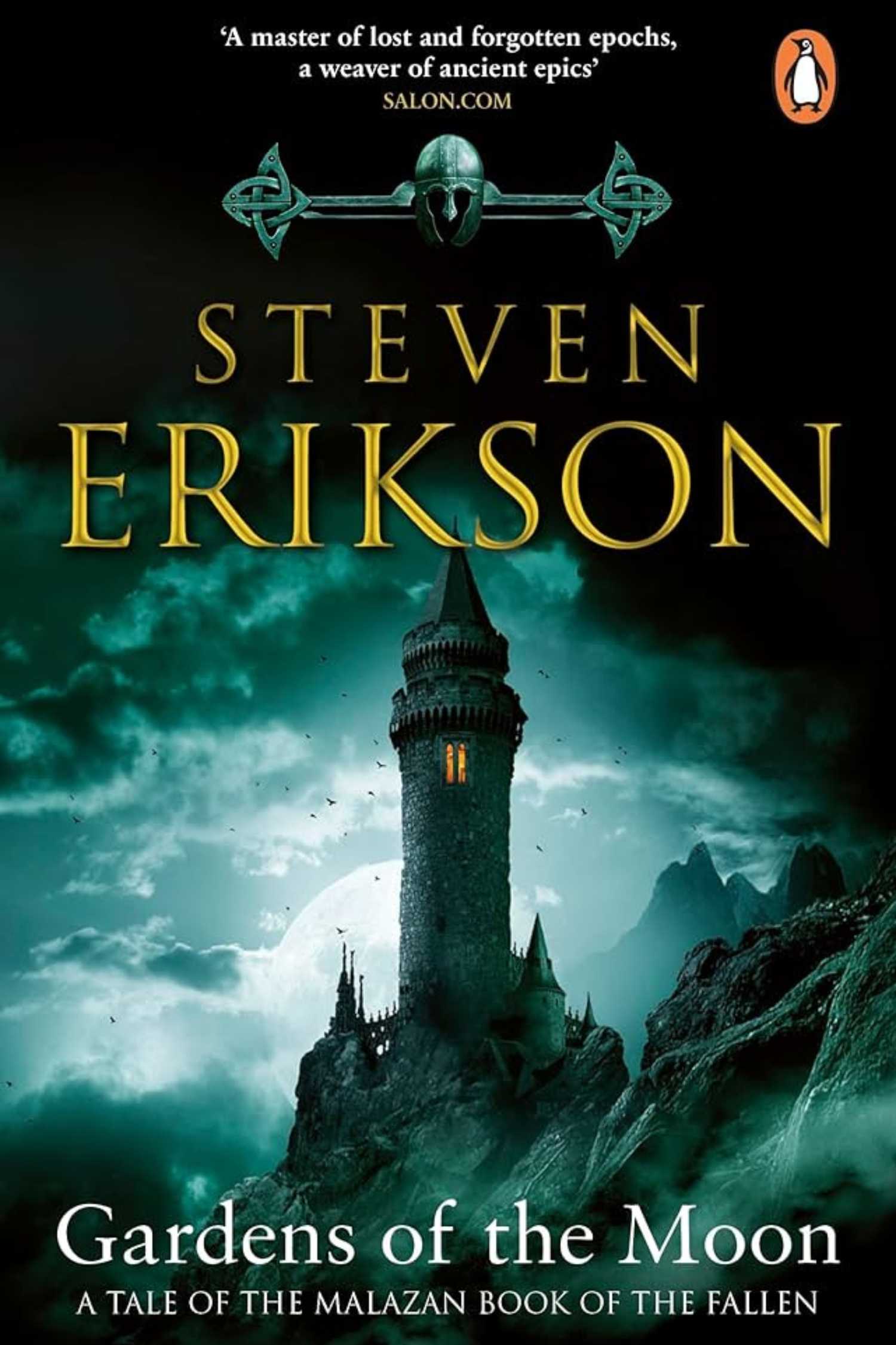 The cover of Gardens of the Moon by Steven Erikson