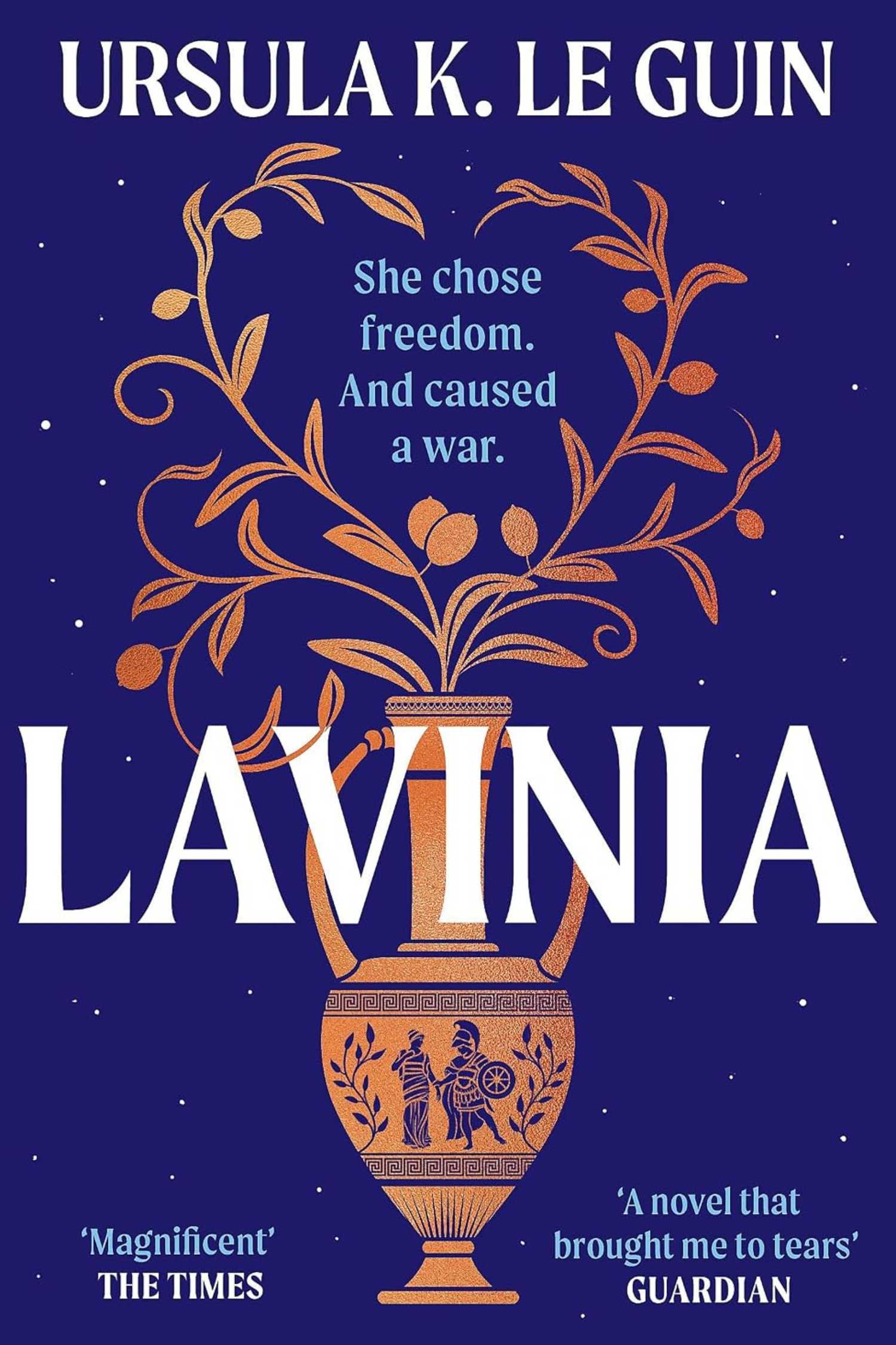 The cover of Lavinia by Ursula K. Le Guin