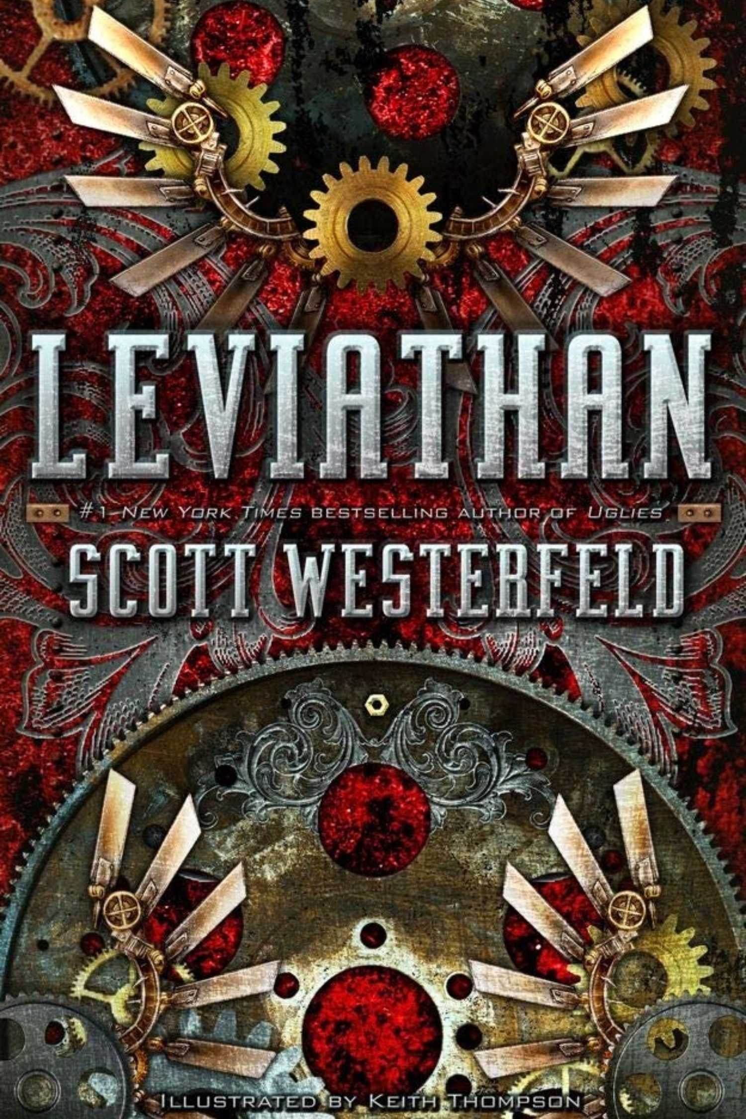 The cover of Leviathan by Scott Westerfield