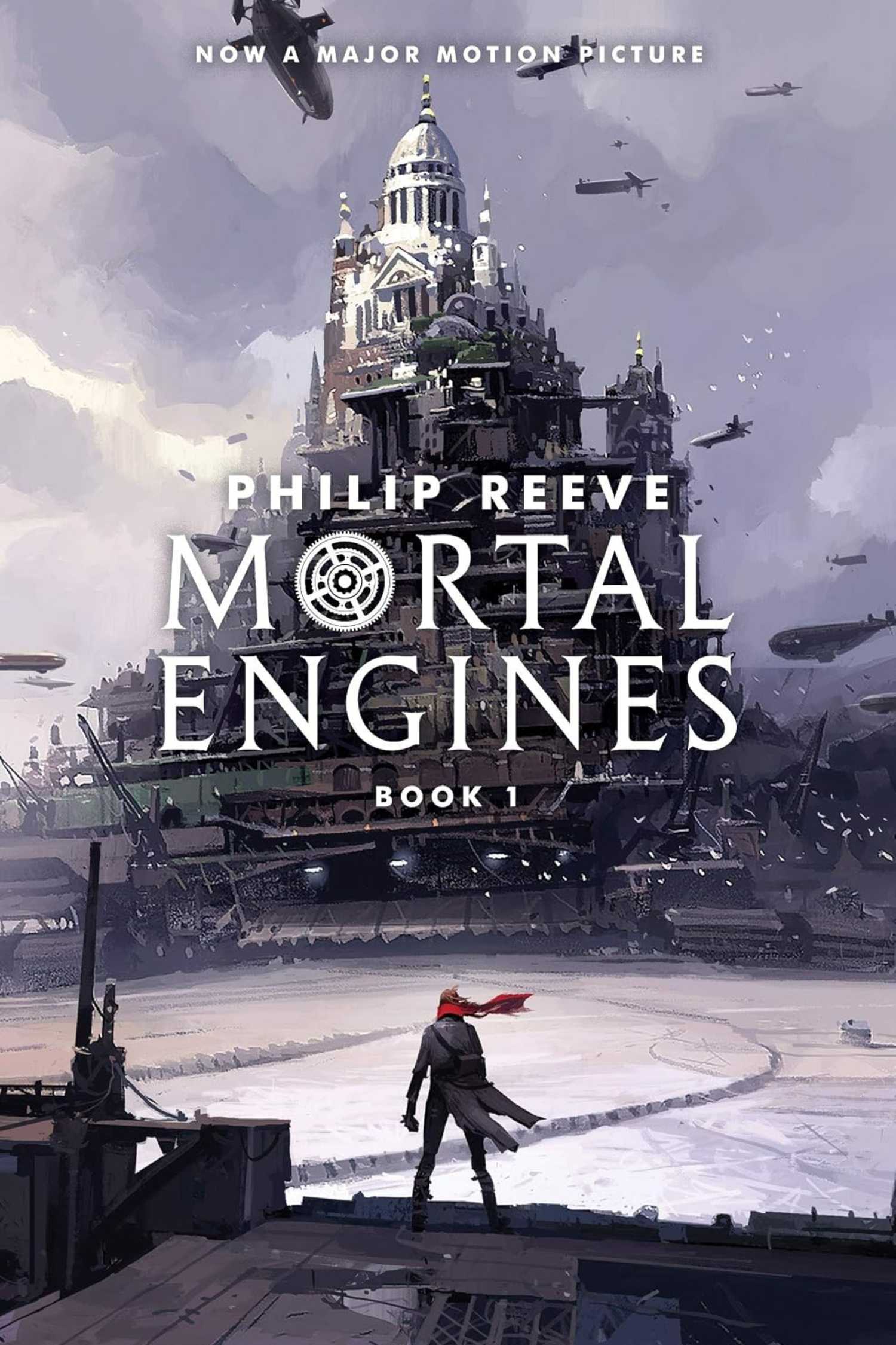 The cover of Mortal Engines by Philip Reeve