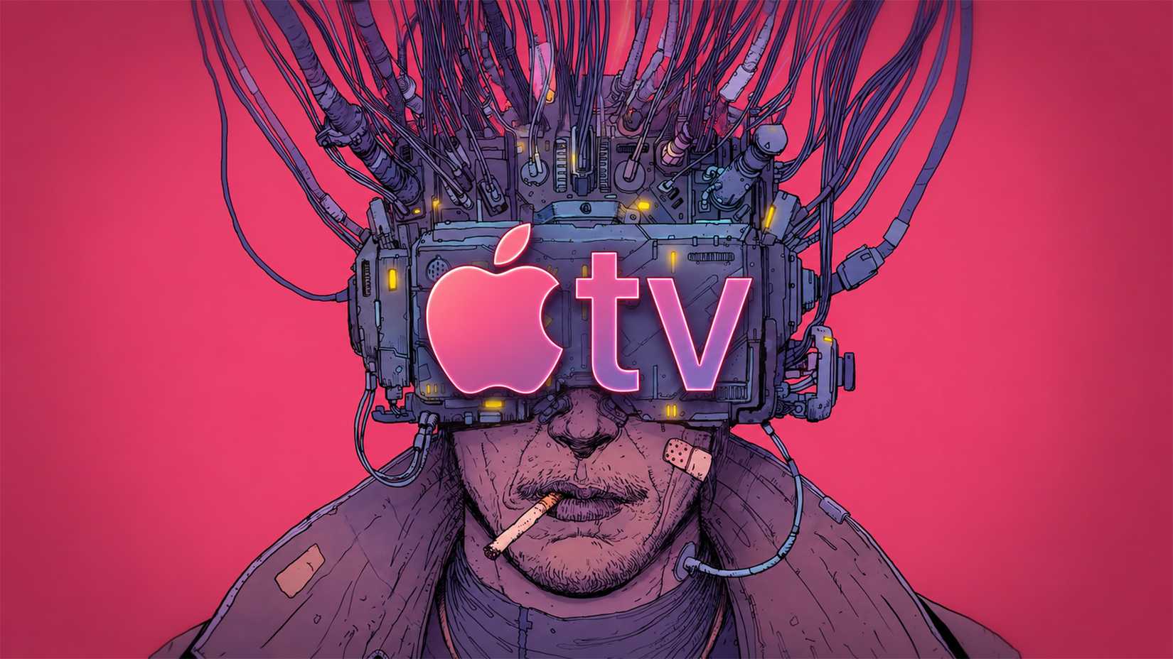 השער של Neuromancer עם הלוגו של Apple TV