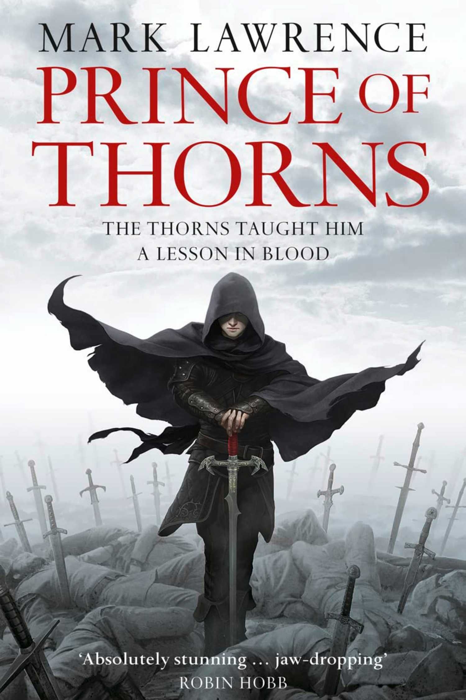 The cover of Prince of Thorns by Mark Lawrence