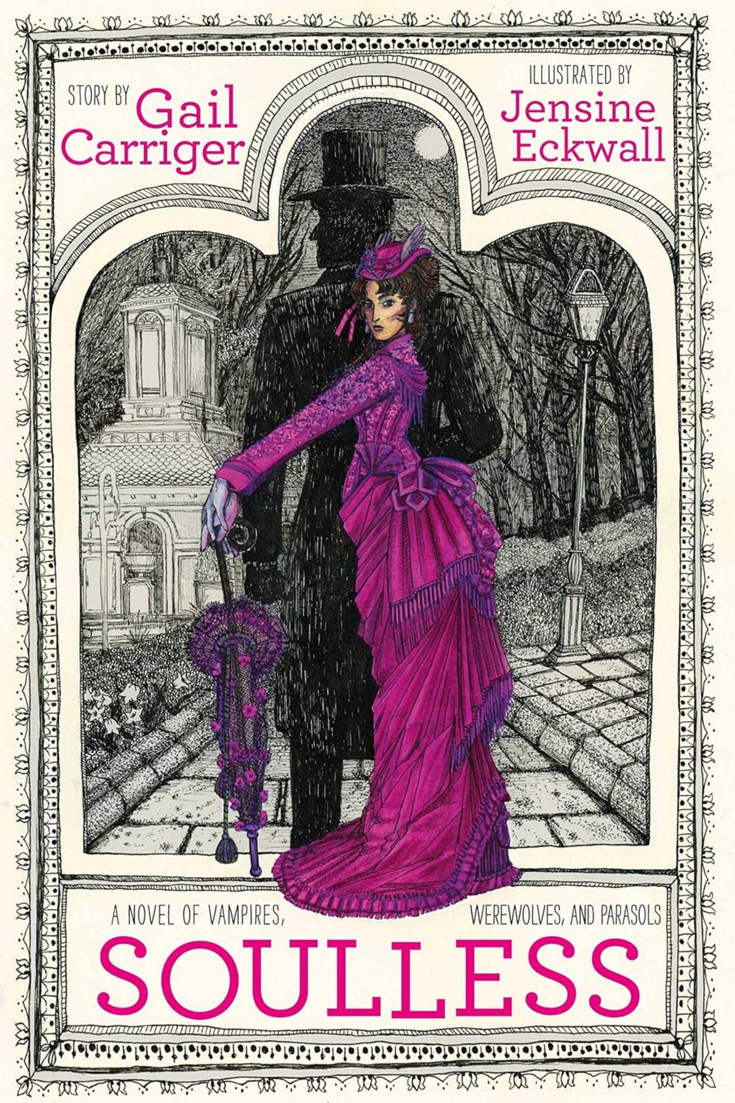 The cover of Soulless by Gail Carriger