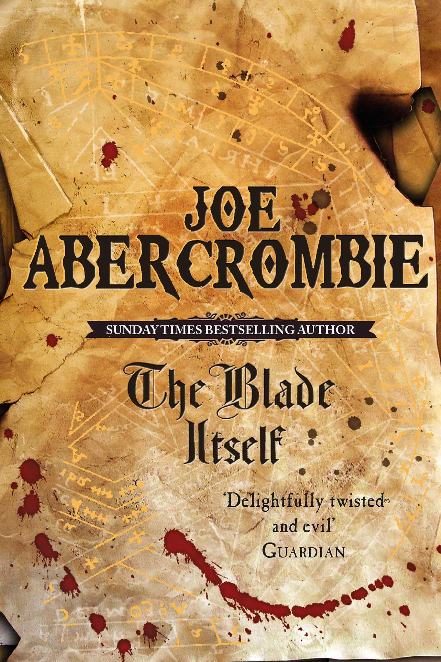 The cover of The Blade Itself by Joe Abercrombie