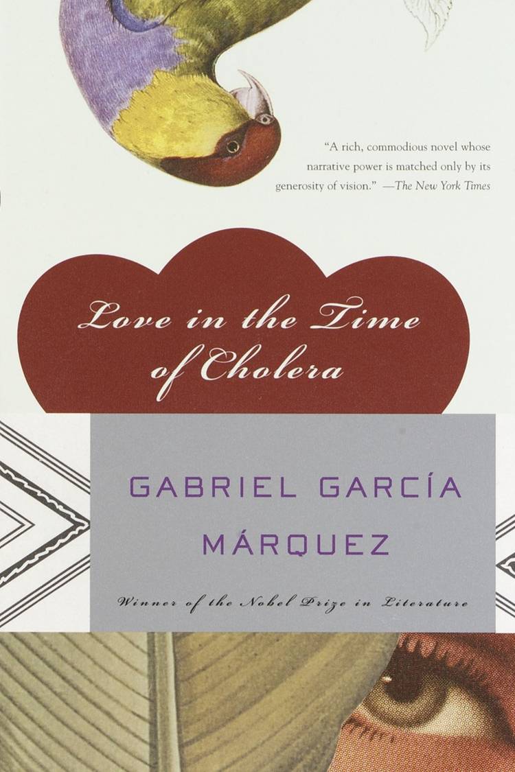 The cover of the book Love In The Time of Cholera by Gabriel García Márquez 