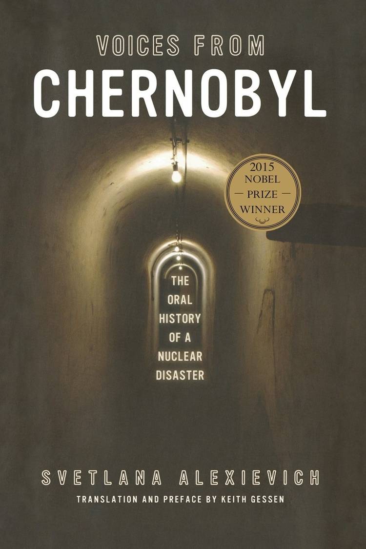The cover of the book Voices from Chernobyl by Svetlana Aleksiévich
