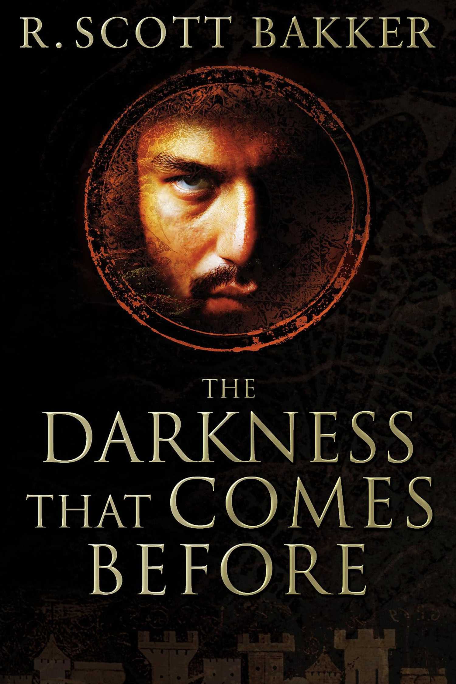 The cover of The Darkness that Comes Before by R. Scott Bakker