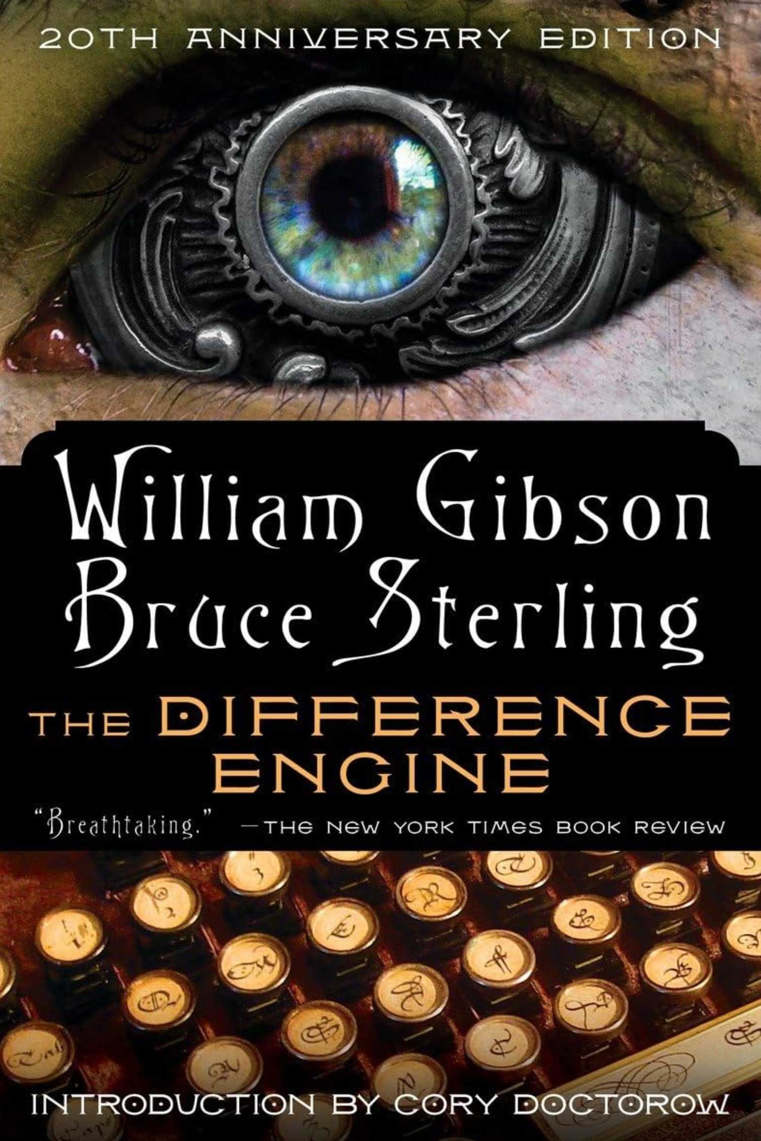The cover of The Difference Engine by William Gibson and Bruce Sterling