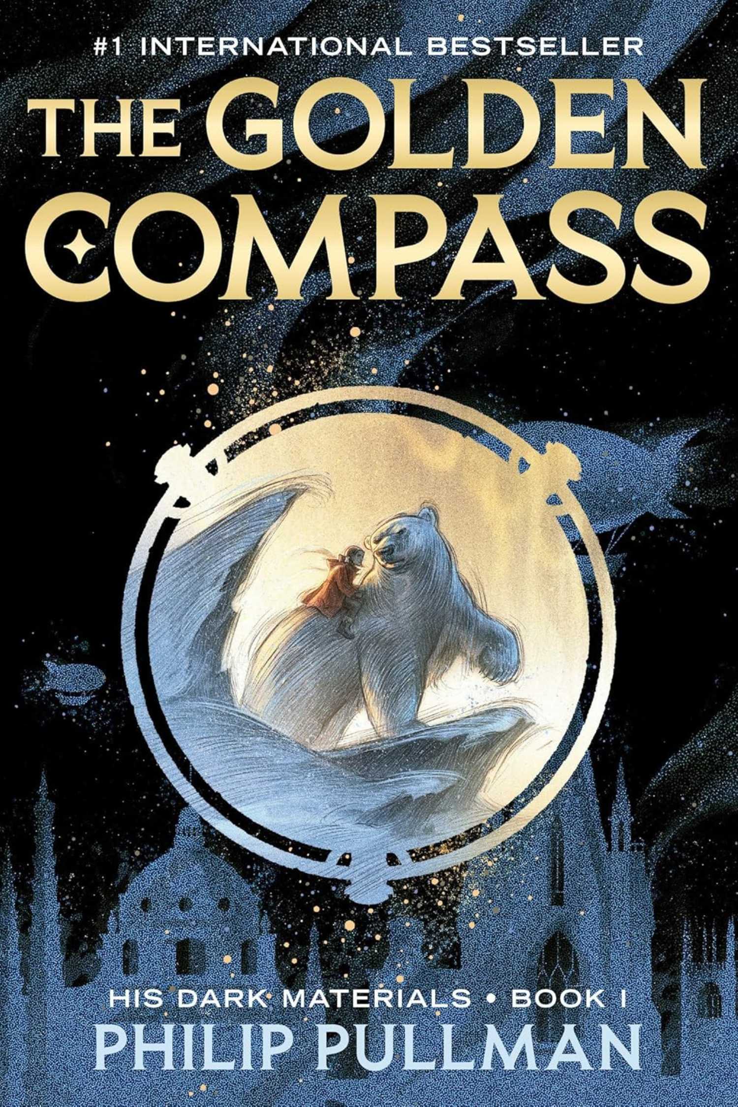 The cover of The Golden Compass by Philip Pullman