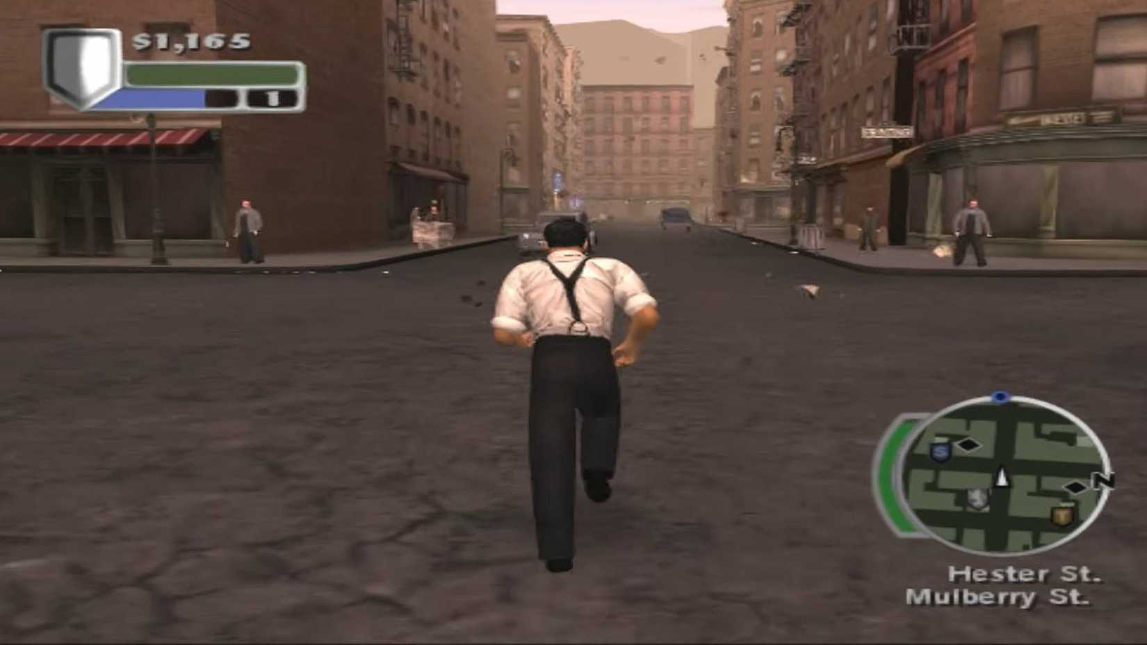 The player running down a street in The Godfather.