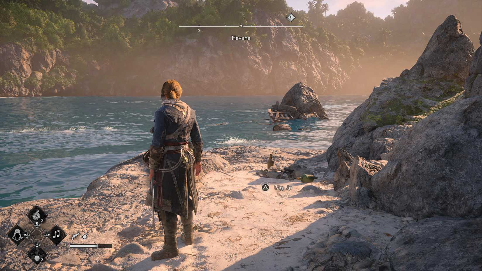 The Havana treasure spot in AC Black Flag Resynced.
