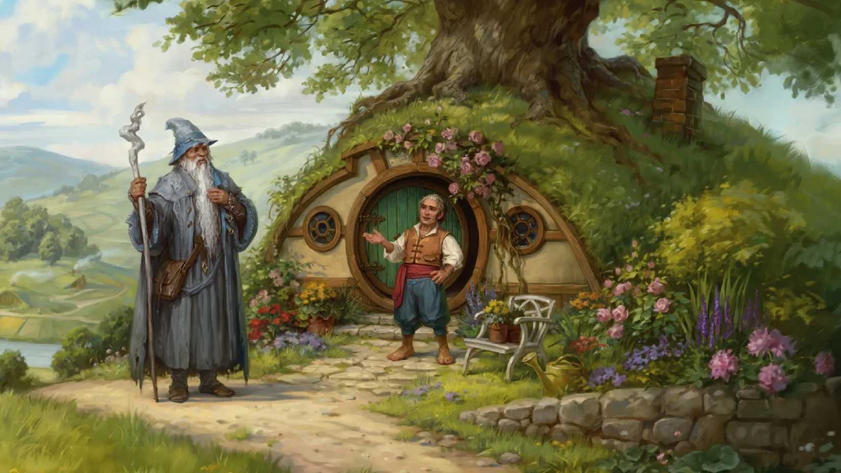 The Hobbit MTG cover image via WOTC