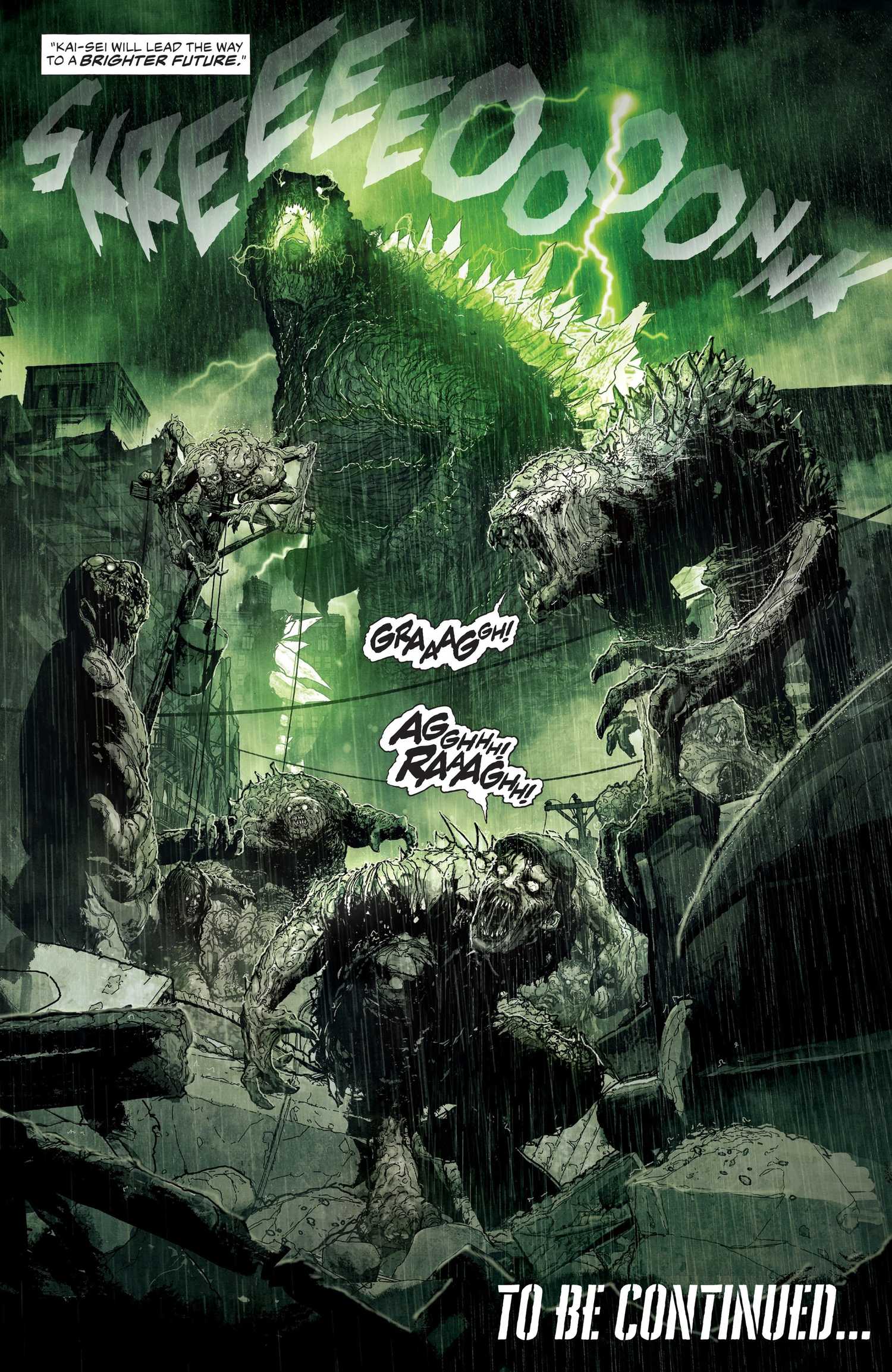 The ending of The Horror of Godzilla